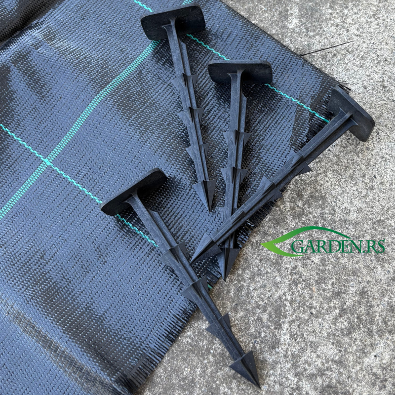 Plastični držač za agrotekstil 