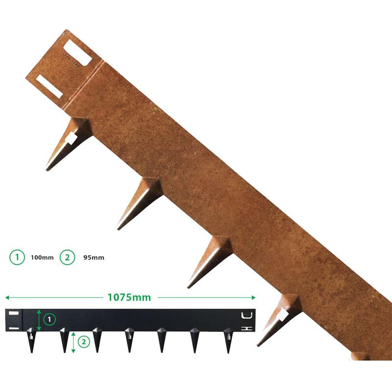 Baštenski ivičnjaci- Korten čelik